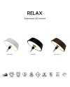 RELAX * TAPON BOTELLA LED NEGRO - RECARGABLE